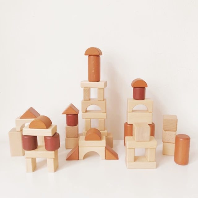 Natural Wooden Building Blocks